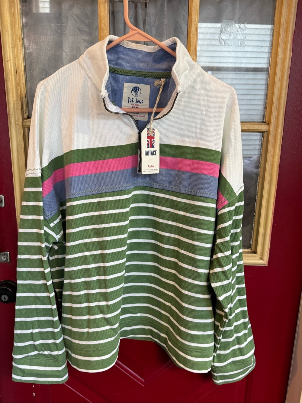 FatFace women's relaxed Airlie stripe sweatshirt US 12